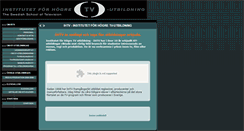 Desktop Screenshot of ihtv.se